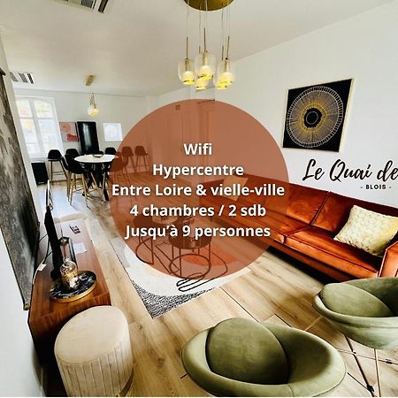 شقة Vue Loire, Hypercentre, Spacieux, Familial, Climatise, Le Quai De Loire بلْوا المظهر الخارجي الصورة